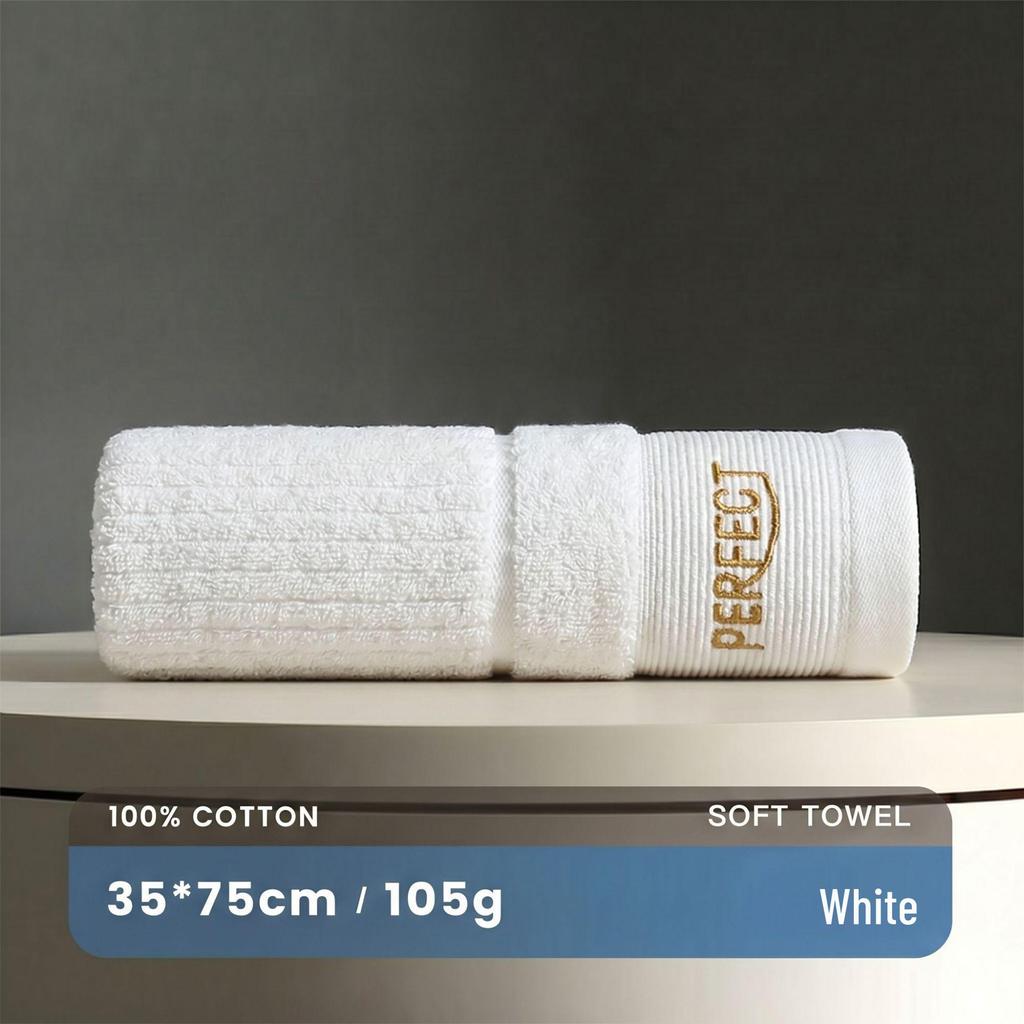 Toalla 7a de Algodón Puro Antibacteriano: Clase A, Engrosada, Muy Absorbente, No Suelta Pelusa, Adecuada para Lavar la Cara y Bañarse, Unisex.