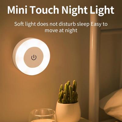 Veilleuse LED à détection tactile: Lampe de chevet économe en énergie pour chambre à coucher ou alimentation de bébé