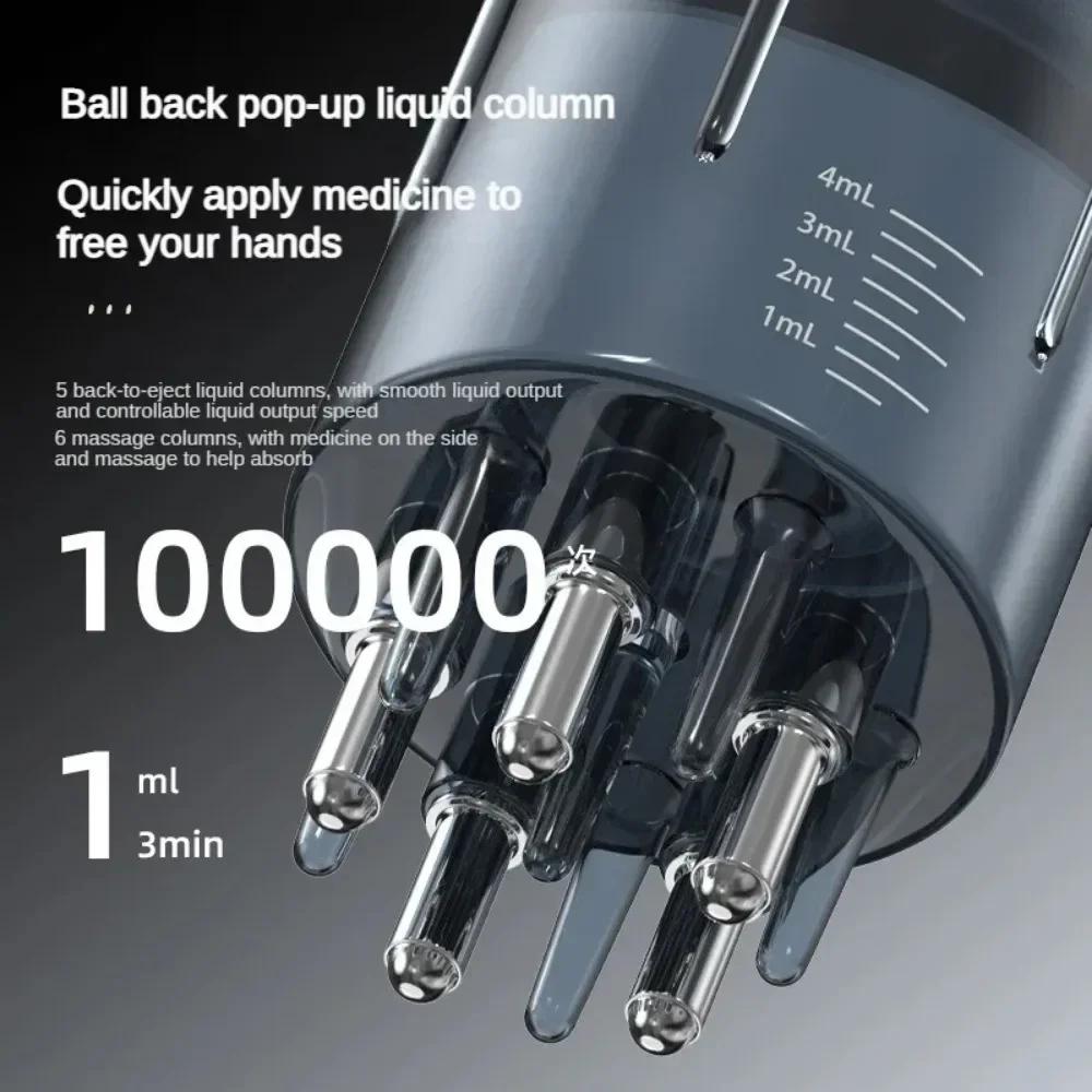 Mini Aplikator do Skóry Głowy Grzebień do Aplikacji Płynów Wzrost Włosów Niezbędny Przenośny Olejek Narzędzie do Masażu na Przeciw Wypadaniu Włosów Pielęgnacja Skóry Głowy