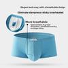 Men's Spring and Summer Sexy Pure Cotton Split Low-waisted Briefs
