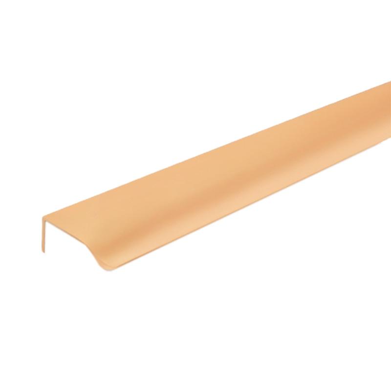 Aluminum Alloy Cabinet Drawer Handle Modern Furniture Hidden Long Handle Mount Finger Edge Pulls Nordic Concealed Handle