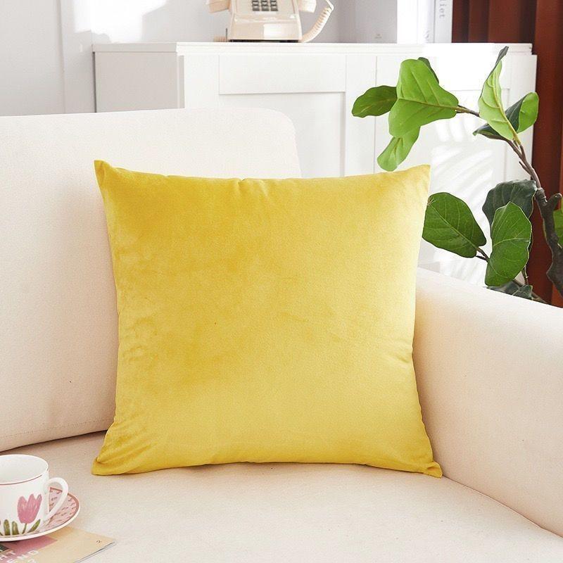 Plush Velvet Square Throw Pillow Cover With Backrest For Sofa Office Bedroom Modern Style Cushion Case