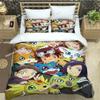 Digimon Cartoon Bedding Set Duvet Cover Full Queen King Size Pillowcase Bed Printed Bed Set Aldult Kid Bedroom Single Twin