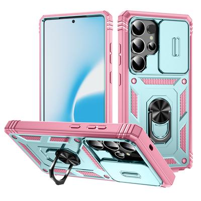 Lens Cover Rugged Armor Case for Samsung Galaxy S25 Ultra S24 Plus S23 FE A56 A36 A16 S22 S21 A15 A55 A35 A54 A14 A34 A53 A33