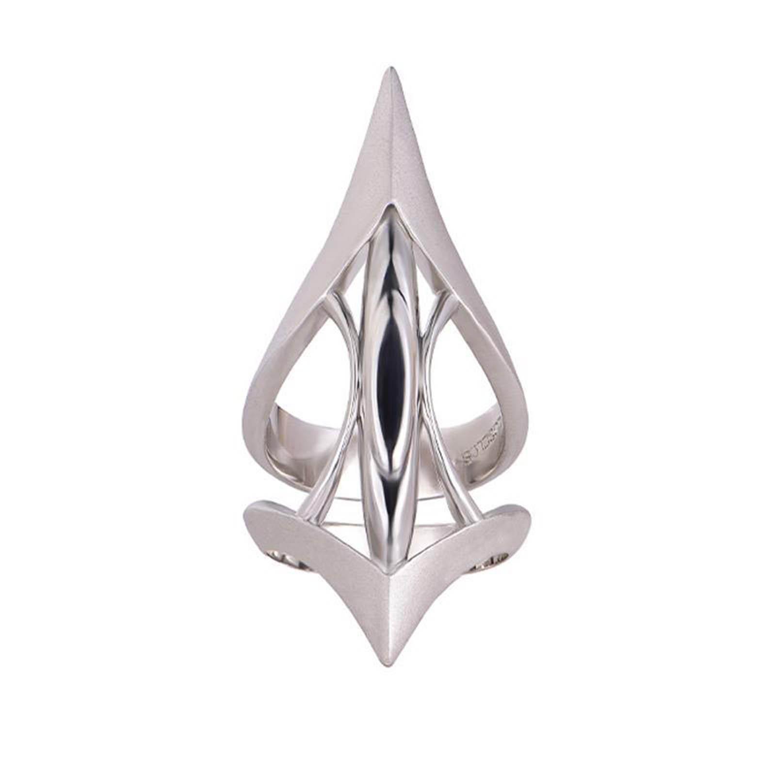 

Simple Sweet Advanced Ring Scepter Hollow Barbed Fangs Ring Jewelry Minimalist Aesthetic Open Rings Dinner Party Rings 1