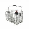 Foldable Folding Bike Basket with Mounting Plate Heavy-Duty