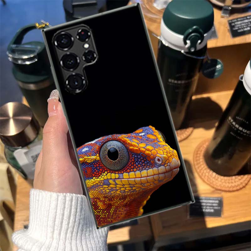 Lizards and Geckos Have Big Eyes Cases Phone Case for Samsung Galaxy S26 Ultra S25 Edge S24 S23 FE S21 Plus S20 S22 S10 Cover TP