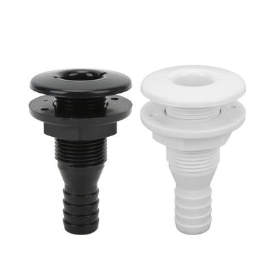 Thru Hull Fitting Straight Hose Connector for 5/8, 3/4 1‑1/2in Hose Boats Marines Marine Accessories Thru Hull Hose Connection