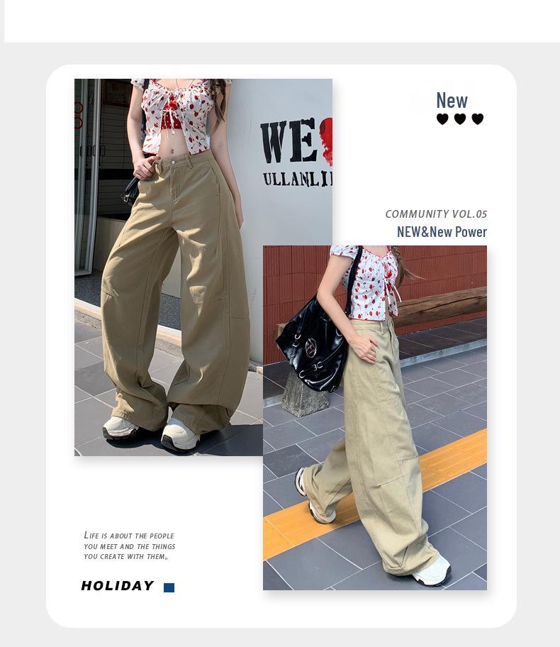 Damen High Waist Straight Leg Wide-Leg Jeans - Neue Herbstmode