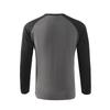 Herren Langarm Rundhals T-Shirts Locker und Atmungsaktiv Lässiges Raglan Top
