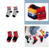 Soft And Breathable Spider-man Cotton Socks With Charming Cartoon Style For Boys