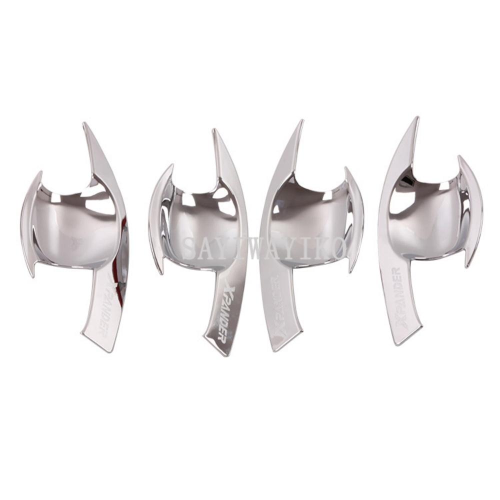 ABS For MITSBISHI XPANDER 2024 Door Handle Bowl Fog Light Covers Rearview Mirror Stickers Guard Protector Auto Accessories