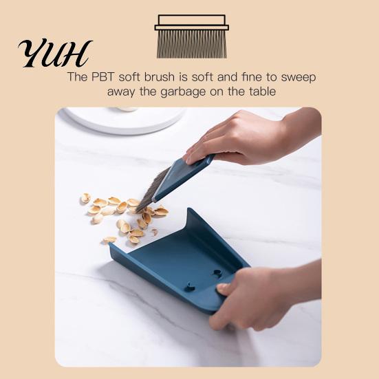 Durable Desktop Sweeper Small Broom And Dustpan Set, Keyboard Sofa Gap Cleaning Portable Tool for Gaps Sweeper, Compact Handheld Scratch-Free