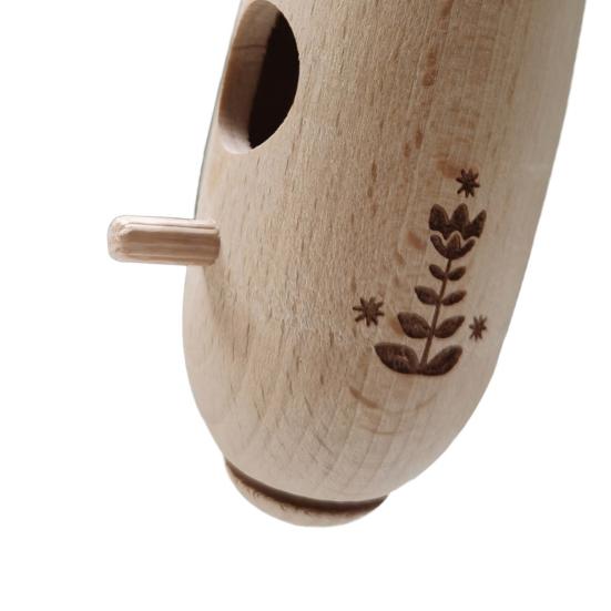 Bird House Fine Workmanship Easy To Use Wood Compact Natural Resting Nest Outdoor Supplies