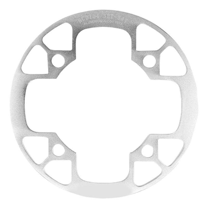 Mountain Bike Chainwheel Guard Cover Aluminum Alloy Bicycles Chainring Guard Bike Crankset Protector Easy To Use