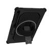 Kickstand Case for Samsung Galaxy Tab S9+/S8+/S7+/S7 FE PC+TPU Shockproof Tablet Cover with Hand Strap
