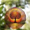 Metal Wind Chime Tree of Life Design Outdoor Garden Decor No Batteries Needed for Patio Yard Lawn