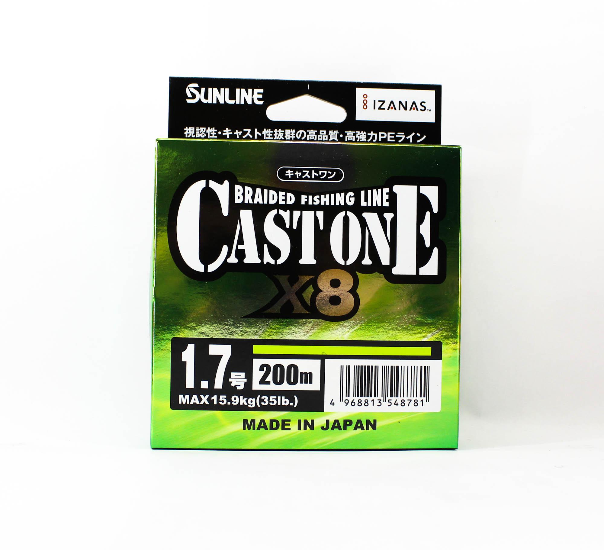 

Sunline P.E Line X8 Cast One HG 200M P.E 1.7 30lb Light Green (8781) светло-зеленый