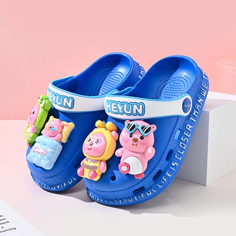 Lightweight And Breathable Children's Hole Shoes For Summer With Non-slip Soft Eva Sole In Multiple Colors