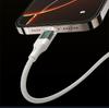 100W Transparent Fast Charging Dual Type-C Cable with Digital Display for Huawei & Apple Laptops
