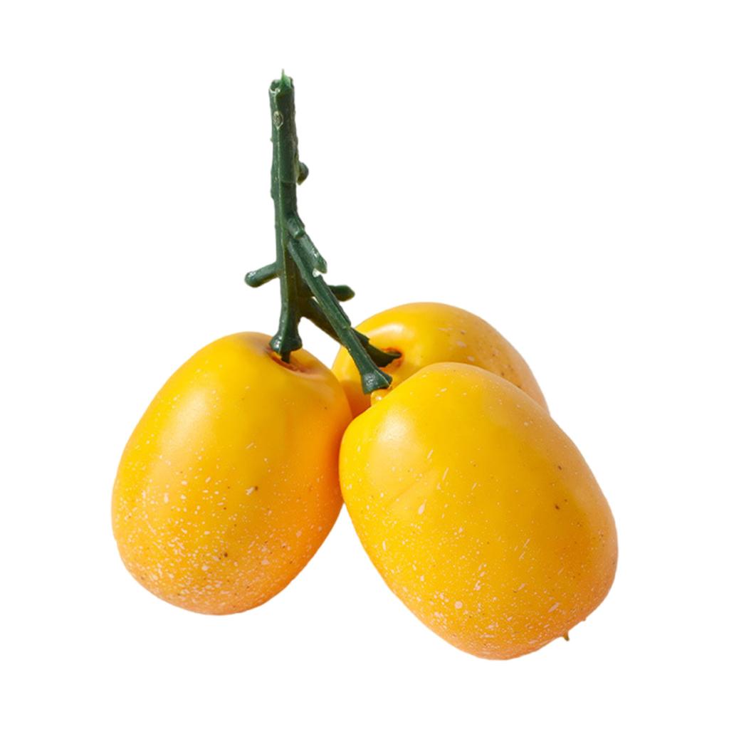 Simulation Loquat Fruits Model Artificial Fruit Decoration Perfect For DIY Home And Photography Display Ornament