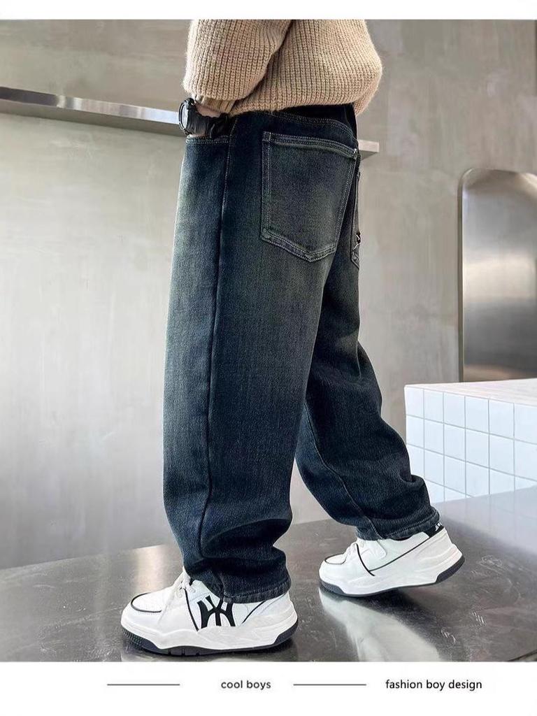 Boys' Trendy Denim Pants for Spring and Autumn - Street Style