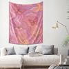 Dreamy Pink Butterfly  Flower Tapestry Artistic Wall Hanging Decor for Bedroom  Living Room