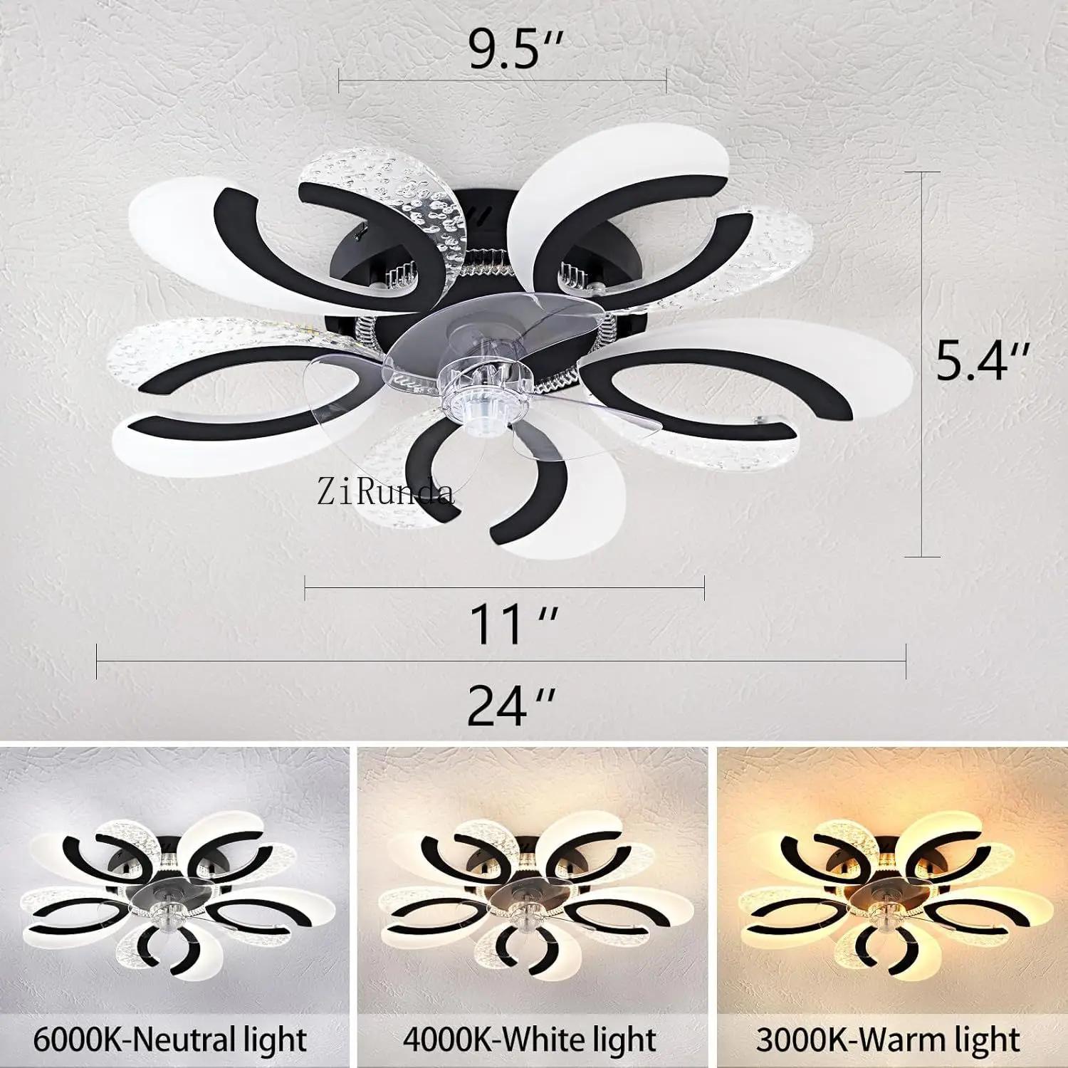 

Современный минималистский потолочный вентилятор, светодиодный светильник, интеллектуальное дистанционное управление, бесшумный вентилятор для спальни, вентиляция, потолочный вентилятор 220 В 220V