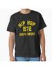 Hiphop 50th Anniversary Commemoration  Unisexs Tshirt  Graffiti Breakdance Pattern  Embroidered Tshirt  Casual Streetwear