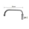 Wall Mounted Kitchen Faucet Stove Dedicated Swing Tap Water Purifier Single Lever Hole Tap Stainless Steel Bathroom Faucet