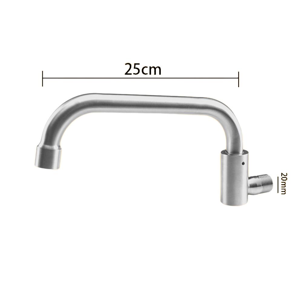 Wall Mounted Kitchen Faucet Stove Dedicated Swing Tap Water Purifier Single Lever Hole Tap Stainless Steel Bathroom Faucet