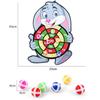 Dart Board for Kids with 3 Sticky Balls Indoor Outdoor Sport Party Games Cartoon Animal Dart Board Toys Christmas Gift