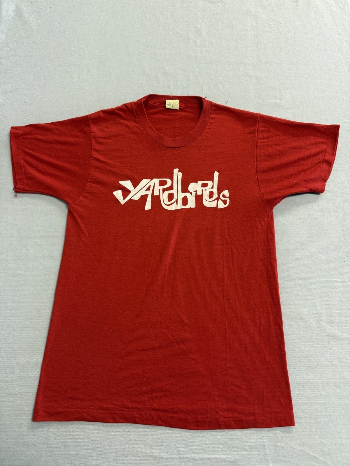 Vintage The Yardbirds T-shirt 70s/80s Clapton, Beck, Page S
