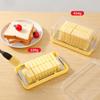 Convenient Butter Cutting and Storage Container Butter Dish with Lid Plastic Butter Container Suitable for Butter