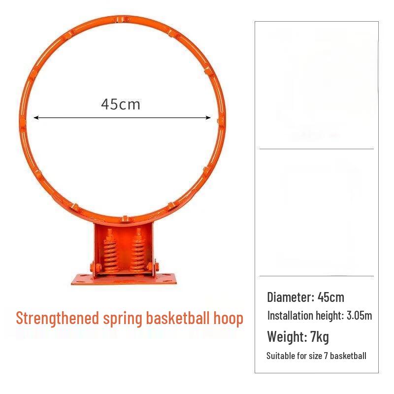 WEZHO Wall-Mounted Portable Basketball Hoop