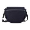 Longchamp Casual Minimalist Adjustable Shoulder Strap Wool Saddle Bag Crossbody Shoulder Bag Women Bags Black L1395HXM006