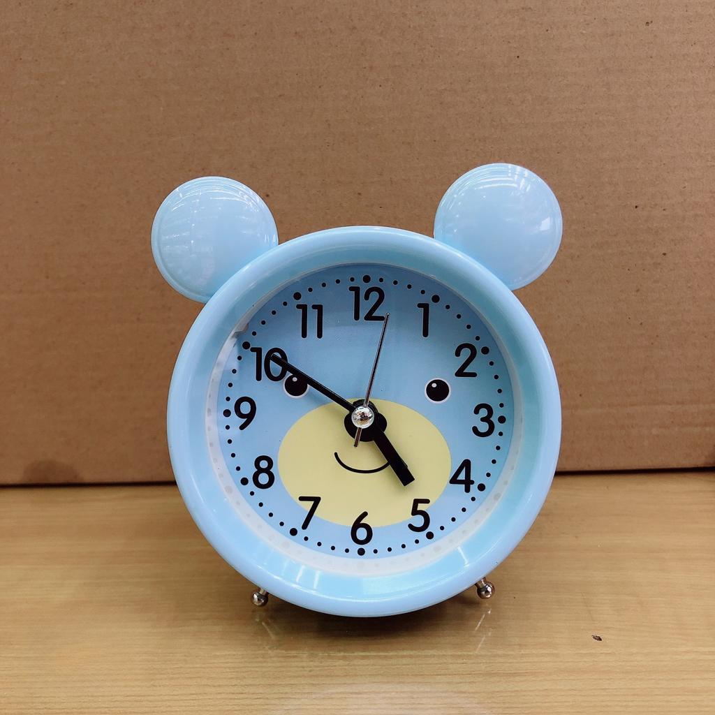 3-inch cute cartoon alarm clock, round iron corner student gift pendulum clock, watch