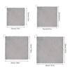Square Stainless Steel Dishcloth Rust-free Pot Brush Kitchen Cleaning Tools Steel Wool  Glass