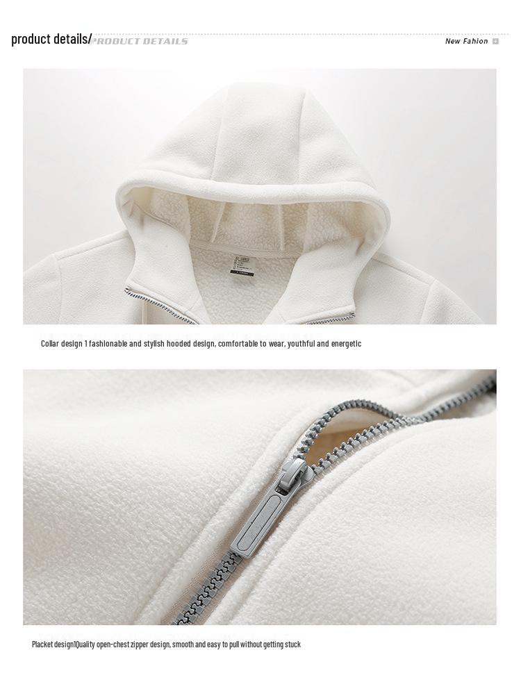 Herren Kapuzenpullover mit Fleece-Futter für Herbst und Winter