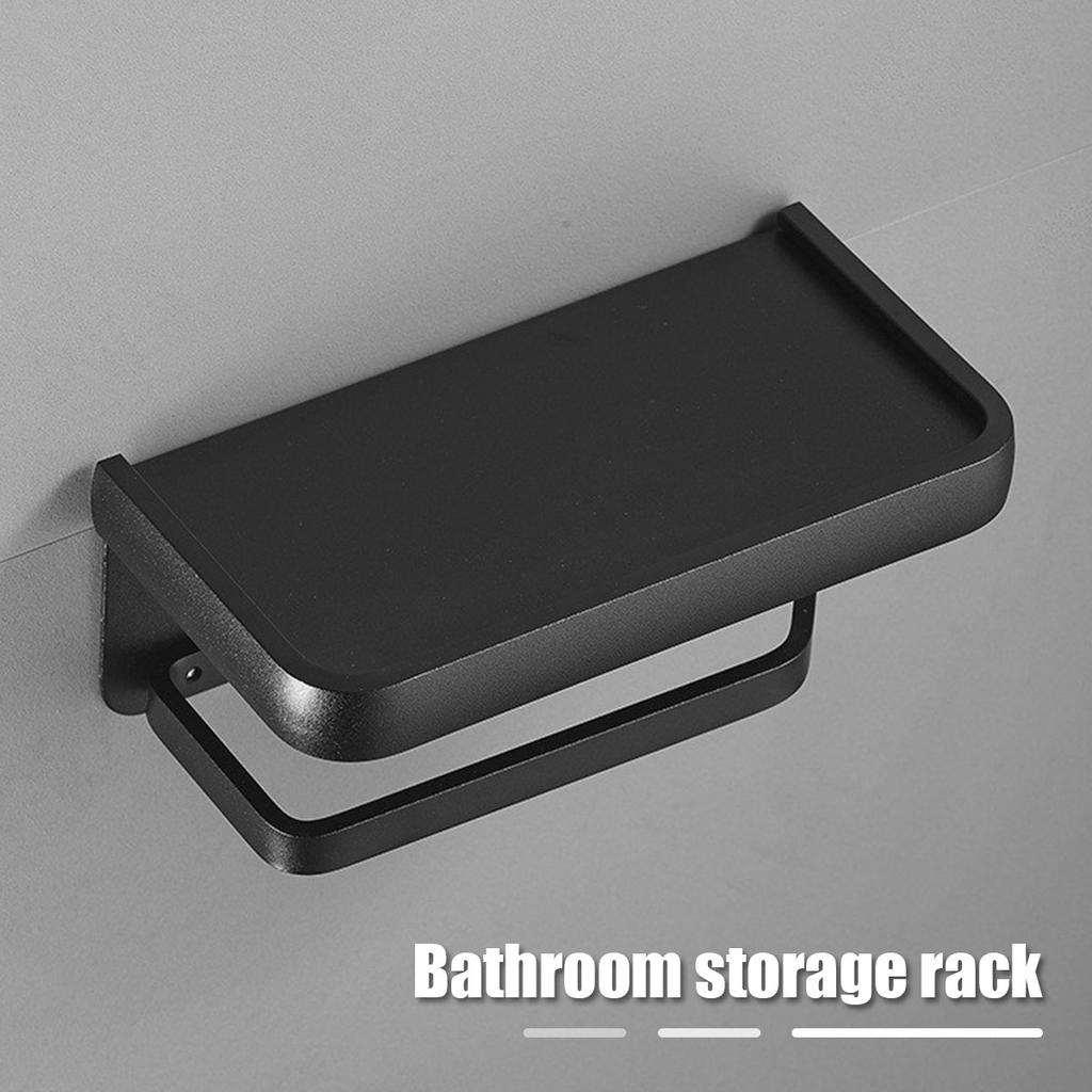 Stainless Steel Toilet Paper Holder Wall Mounted Self Adhesive Bathroom Tissue Roll Towel No Punching Kitchen Aluminum Rack