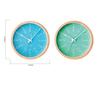 KATOMOKU Muku Clock 21 Light Blue Wall Clock with Continuous Second Hand Radio km-141LBRCS 278mm (SKP Clock)