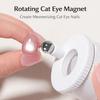 Rotating Cat Eyes Magnet Beginner Friendly Glass Bead Nail Magnet Spinner DIY Home Salon Women Gel Polish Nail Art Magnetic Tools