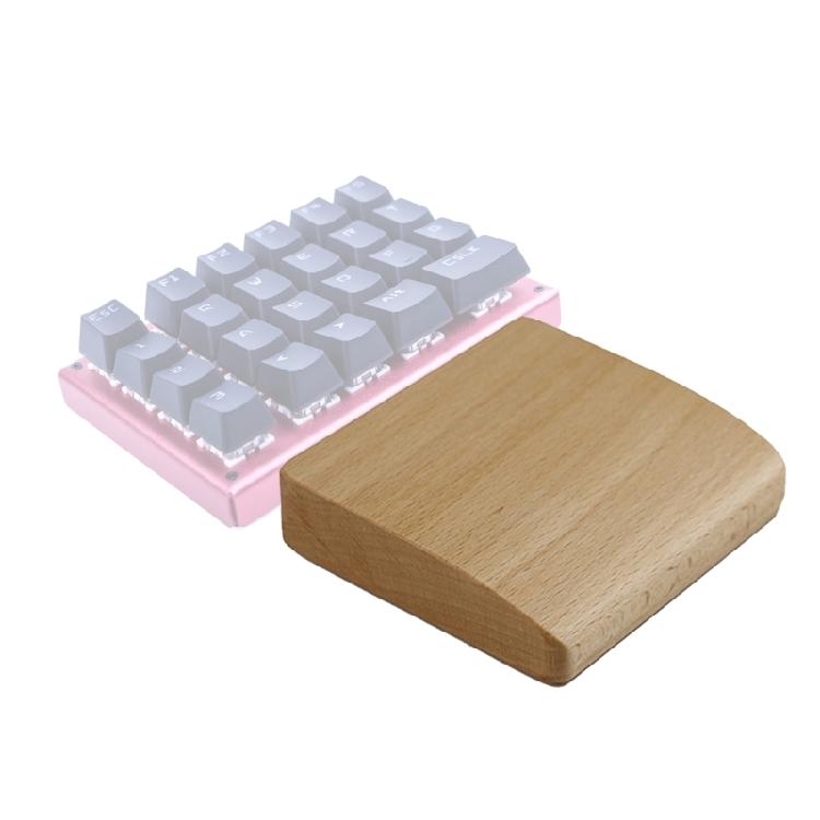 Walnut/Beech Wood Hand Rest Palm- Pad for Mechanical Gaming Keyboard Mouse Pad
