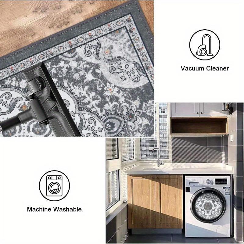 3 Pcs Set Floor Mat Bohemian Style Rugs Kitchen Carpet Non-slip Comfortable Washable Kitchen Decoration Office Bedroom Corridor