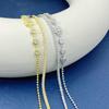S925 Sterlingsilber Rundes Diamant-Blasenarmband - Nischendesign, Schlichter & Luxuriöser Verstellbarer Damenschmuck