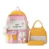 Stylish Lightweight Nylon Student Backpack For School Casual Wear In Multiple Colors
