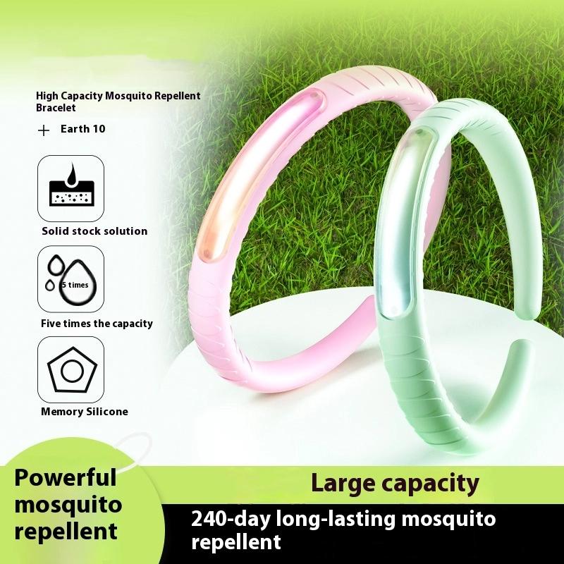 Anti-Mosquito Repellent Bracelet Outdoor Mosquito Artifact Portable Plant Essential Oil Waterproof Wristband