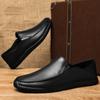 Ekte Skinn Herresko Slip On Loafers Fritidssko i Skinn Komfortable Kvalitets Flats Herresko