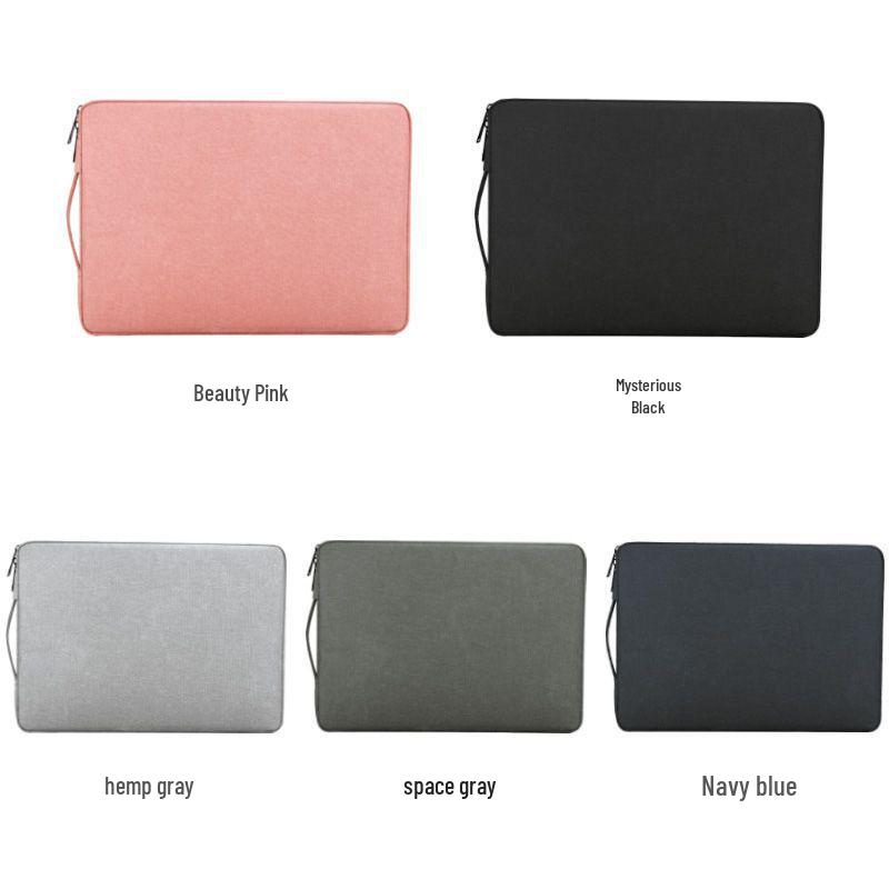 Water-Resistant Large Capacity Shockproof Laptop Bag with Thick Flannel Interior