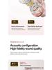 Smart M106 Heart-shaped Open Ear Clip Bluetooth Earphones